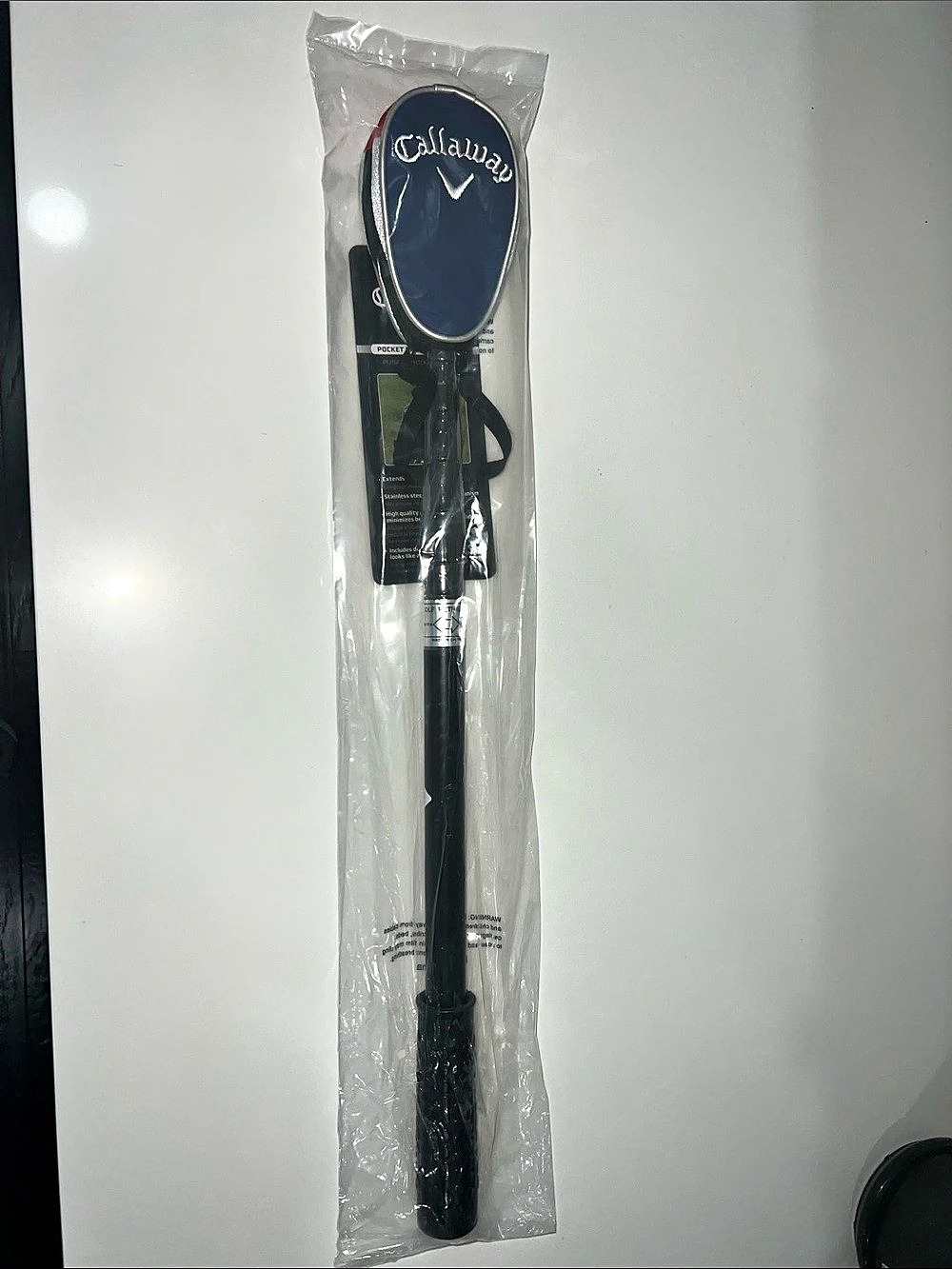 Callaway Pocket 6’ Golf Ball Retriever with Blue Zip Cover • NWT